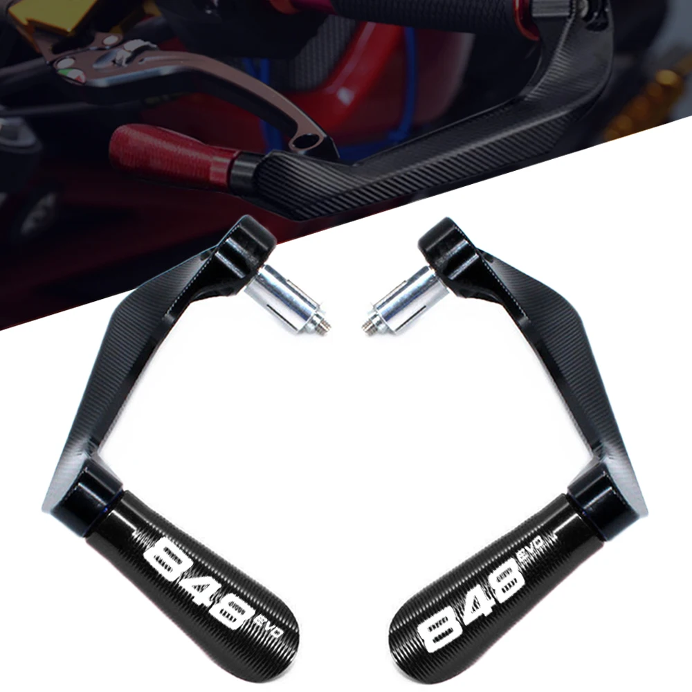 

For Ducati 848 EVO Motorcycle Universal Handlebar Grips Guard Brake Clutch Levers Handle Bar Guard Protect