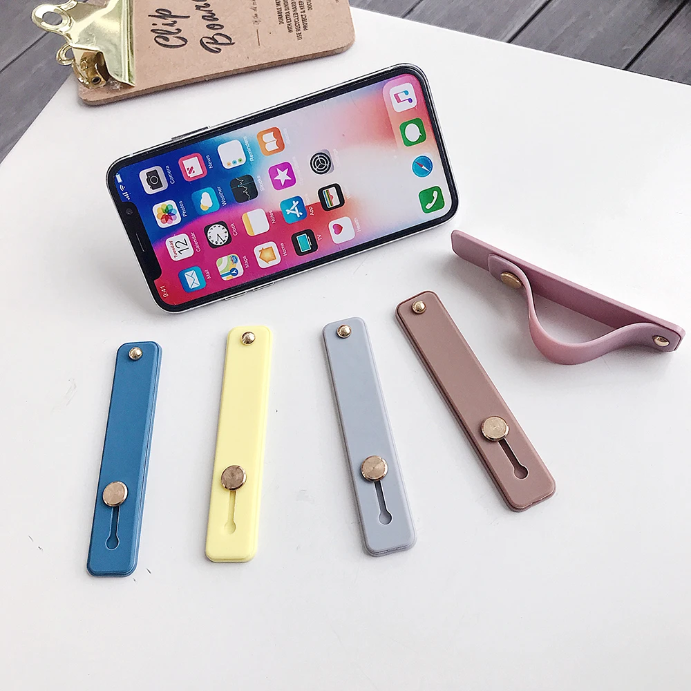 Điện thoại Cầm Tay Ban Nhạc Cho iPhone Xiaomi Redmi Samsung Dây Đeo Tay Dây Kéo Đẩy Cầm Đứng Đa Năng Nhẫn Giá Đỡ Chân Đế