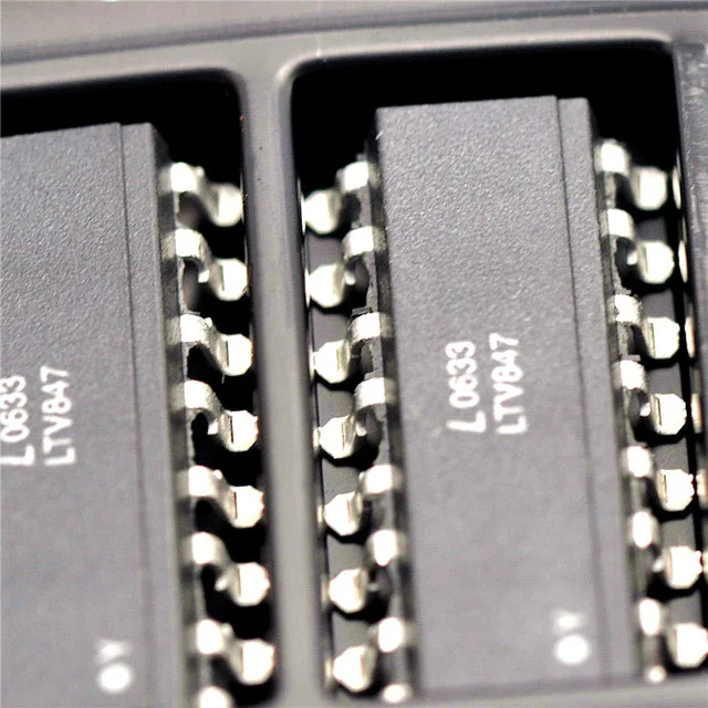 10pcs/lot PC847 LTV847 LTV847S SMD-16 In Stock