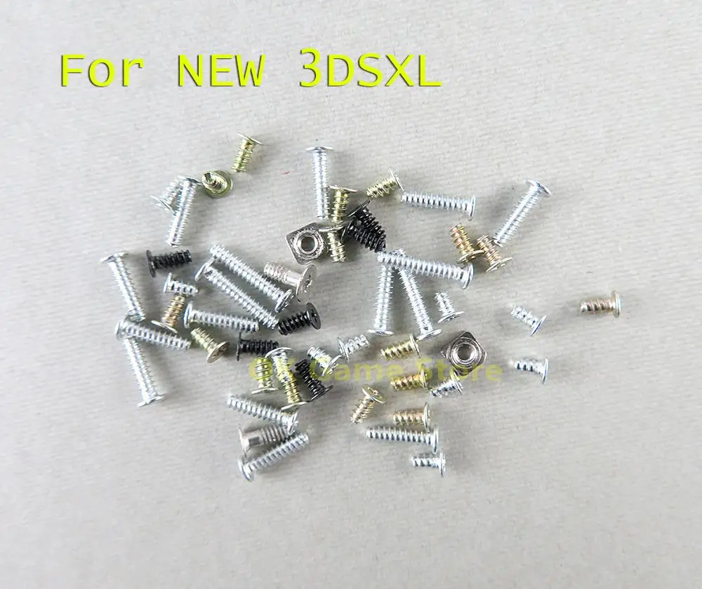 1set Replacement Full Set Screw For Nintend New 3DSXL 3DSLL Head Screws Set for new 3ds xl ll Game Console Shell