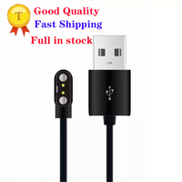 Fast shipping 2pin magnetic Charging Charger Cable for Zeblaze VIBE 5 VIBE 5 PRO VIBE 3 HR VIBE 3 PRO VIBE 3 ECG GPS smart watch