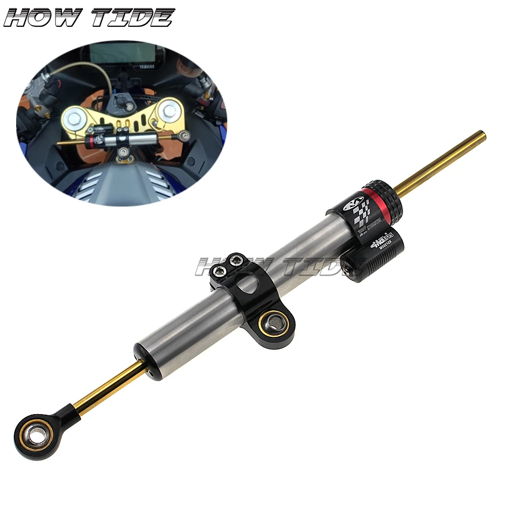 

For XT660X YZF R125 MT03 MT-03 MT 03 R1 XJ6 Tracer 700 900 Universal Motorcycle Adjustable Steering Damper Stabilizer