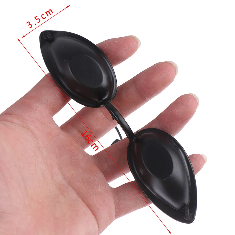 1pc Soft Sunbathing Eyewear Tanning Goggles Beach Adjustable UV Skin Tanning Eye Protection UV Shield Glasses Black