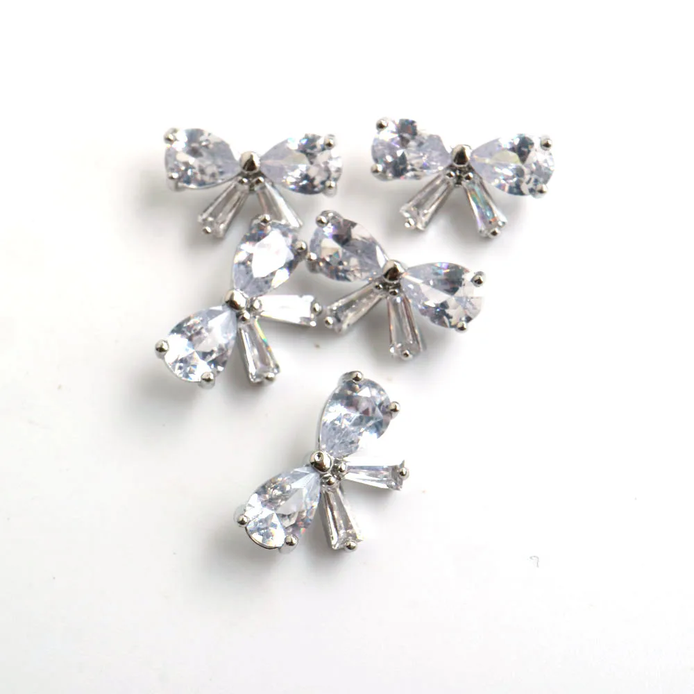 5pc Luxury Crystal Buttons Rhinestone Cubic Zirconia Button for Clothes Decorative CZ Sewing Cashmere Knit Cardigan