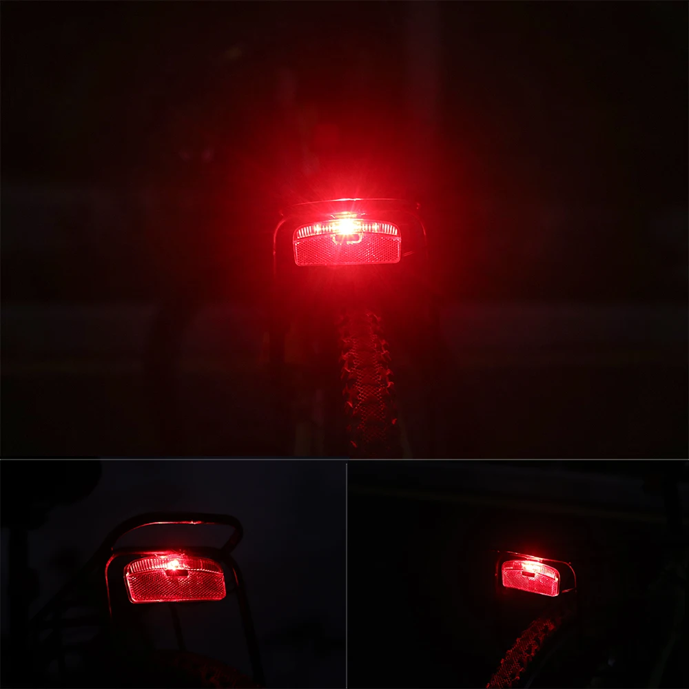 WEXPLORE Bike Front and Rear Light Set Input AC 6V for Bicycle Dynamo Frame LED Headlight and Taillight Dynamo Bike Accessories