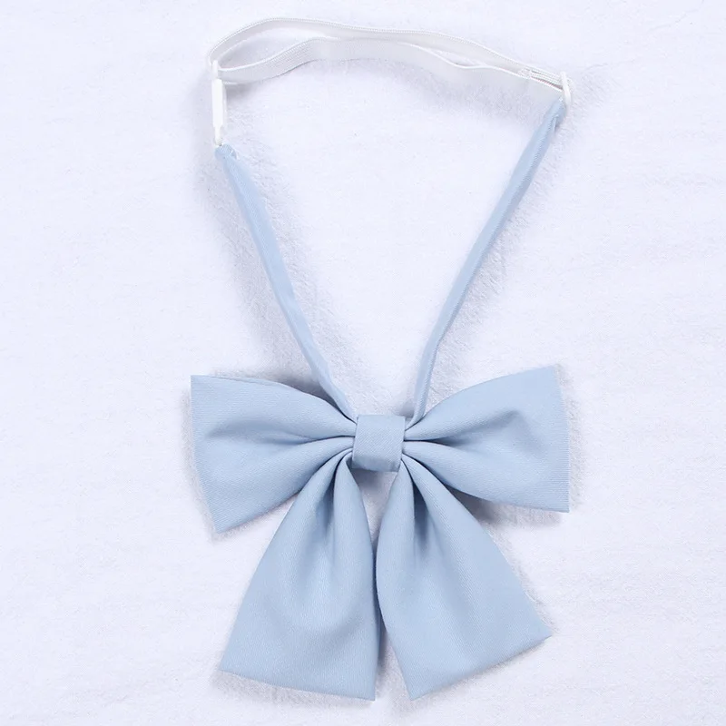 Japanese School JK Uniform Bow Tie For Girls Butterfly Cravat Solid Color School Sailor Suit Uniform Accessories Flowers Tie