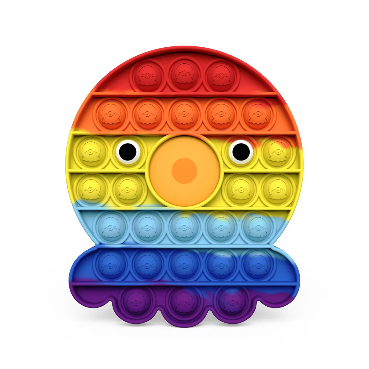 Rainbow Push Bubble Stress Reliever Toys For adults and Children To Relieve Stress, Suitable For Autism Needs Thrust Toys