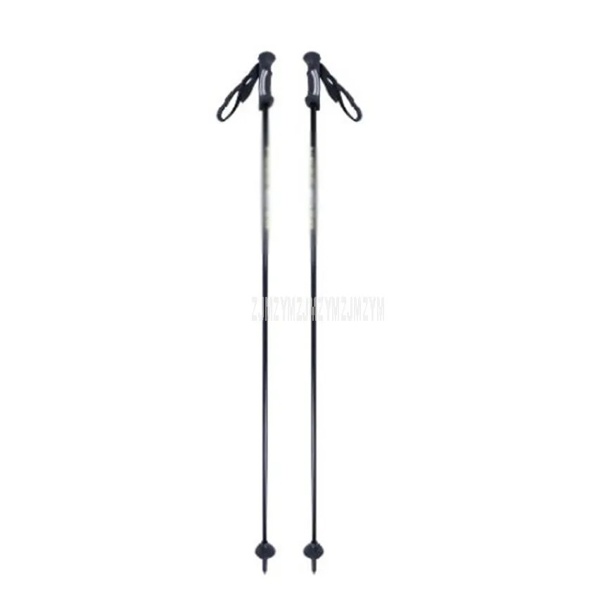 

110cm-130cm Ultralight Ski Pole Ultra-Fine Carbon Fibre Snow Skiing Board Pole Portable Outdoor Sport Trekking Stick 1pair