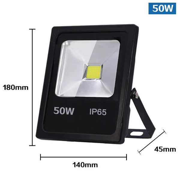 220V Led Floodlight 10W 30W 50W Reflector Flood Light Waterproof Ip65 Garden Spotlight Pir Motion Sensor Wall Outdoor Lighting image 3