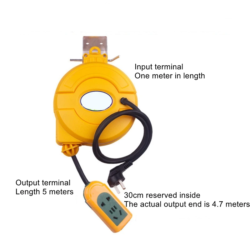 

Automatic retractable wire retractor Mini cable hose reel reel reel auto maintenance and recovery tool