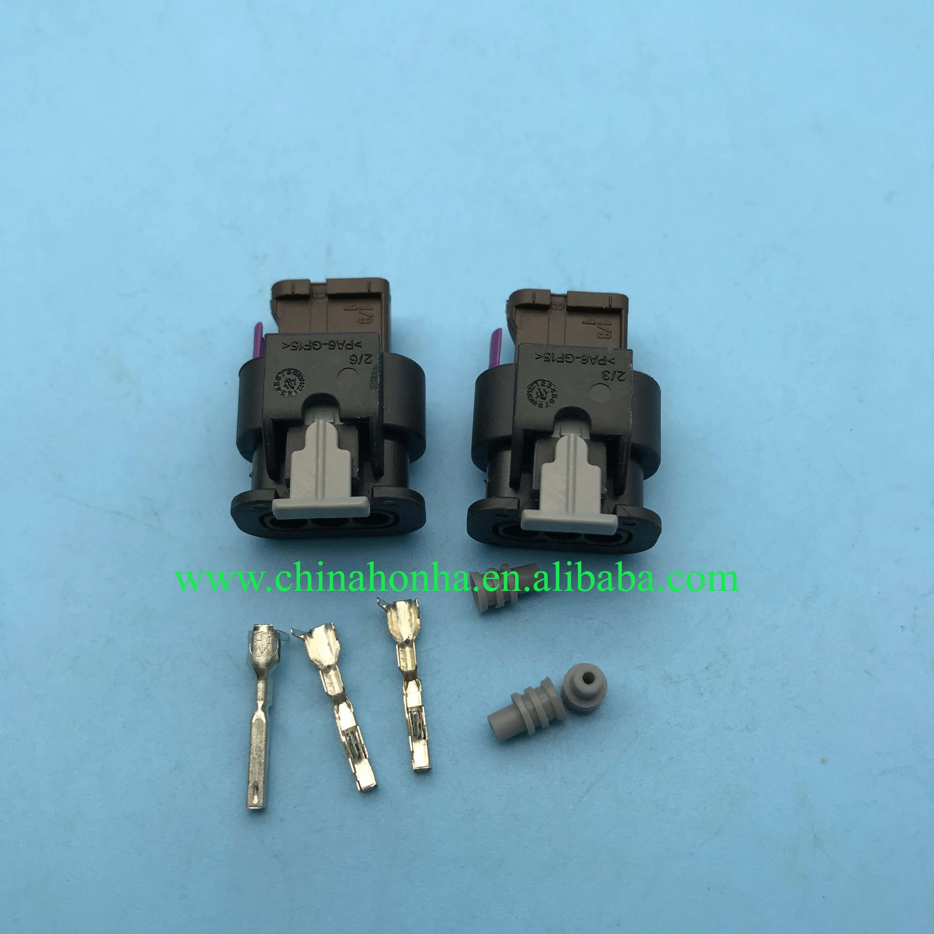 3-pin 4F0973703A for reversing radar 3-hole car connector wiring harness plug with terminal