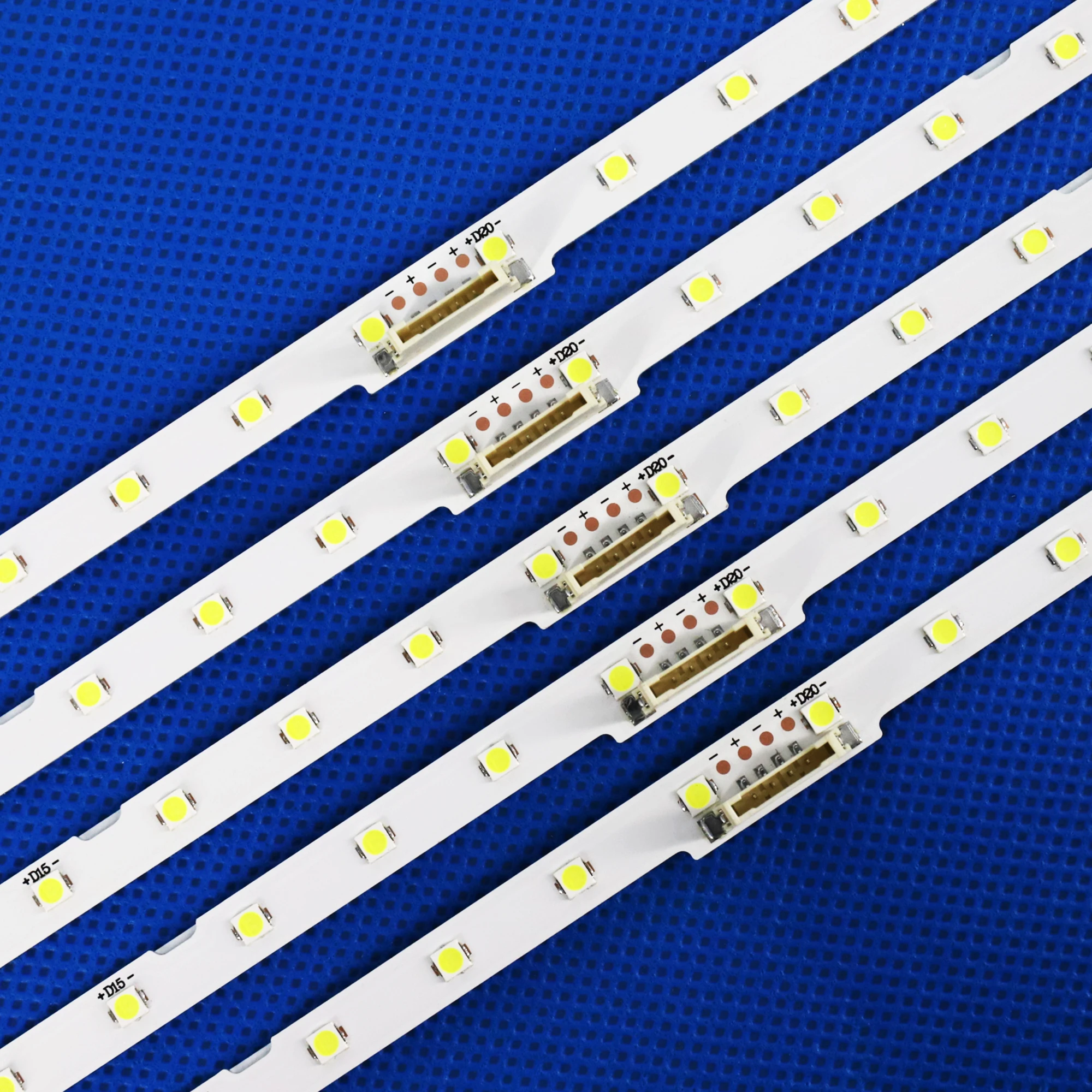 Strip lampu latar LED 10 buah/lot untuk Samsung Strip 5050nu7400 BN96-45952A 45962A UN50NU7100 LM41-00564a 46034A