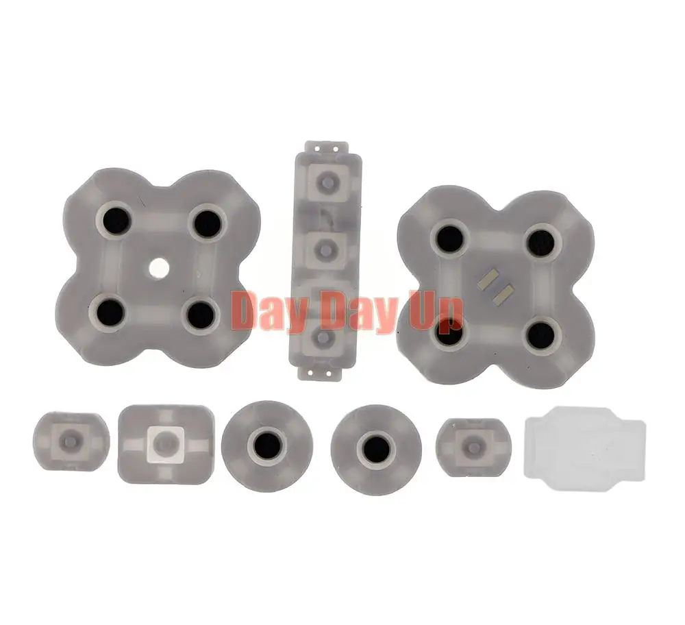 シリコンキーパッド,左,右ボタン,Nintendo Switch Lite用ラバーパッド,スペアパーツ,1セット