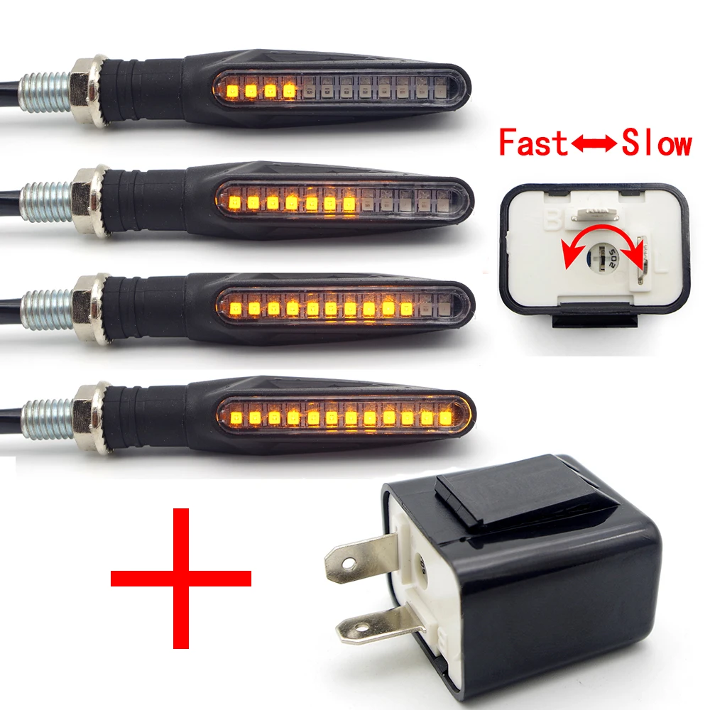 

Flasher Speed control Motorcycle turn signal For suzuki bandit 1250 honda zoomer cbr954 For fz6 street triple suzuki ltz 400