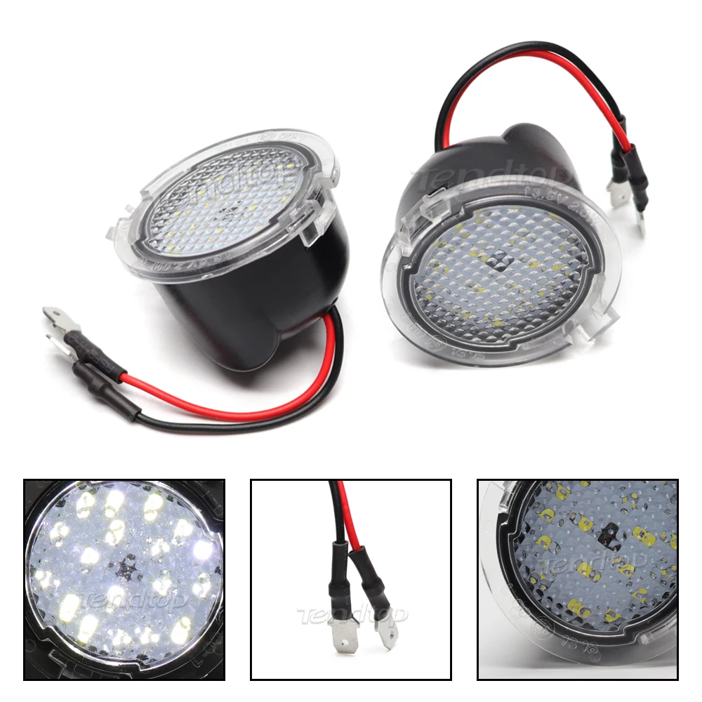 Rearview Mirror Light Under Side Mirror Puddle Lamp For Ford Mondeo  Ecosport Edge Ranger TKE For Lincoln MKT For Mercury