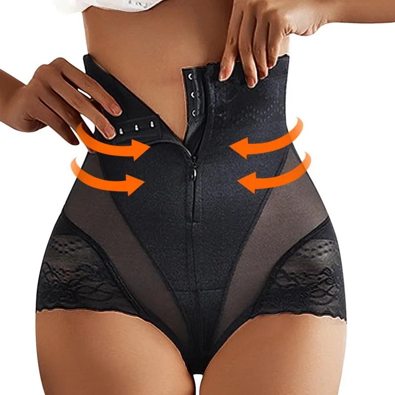 Women Tummy Control Shapewear Panties Shorts Plus Size Butt Lifter High Stretch Seamless Slimming Waist Trainer Body Shaper