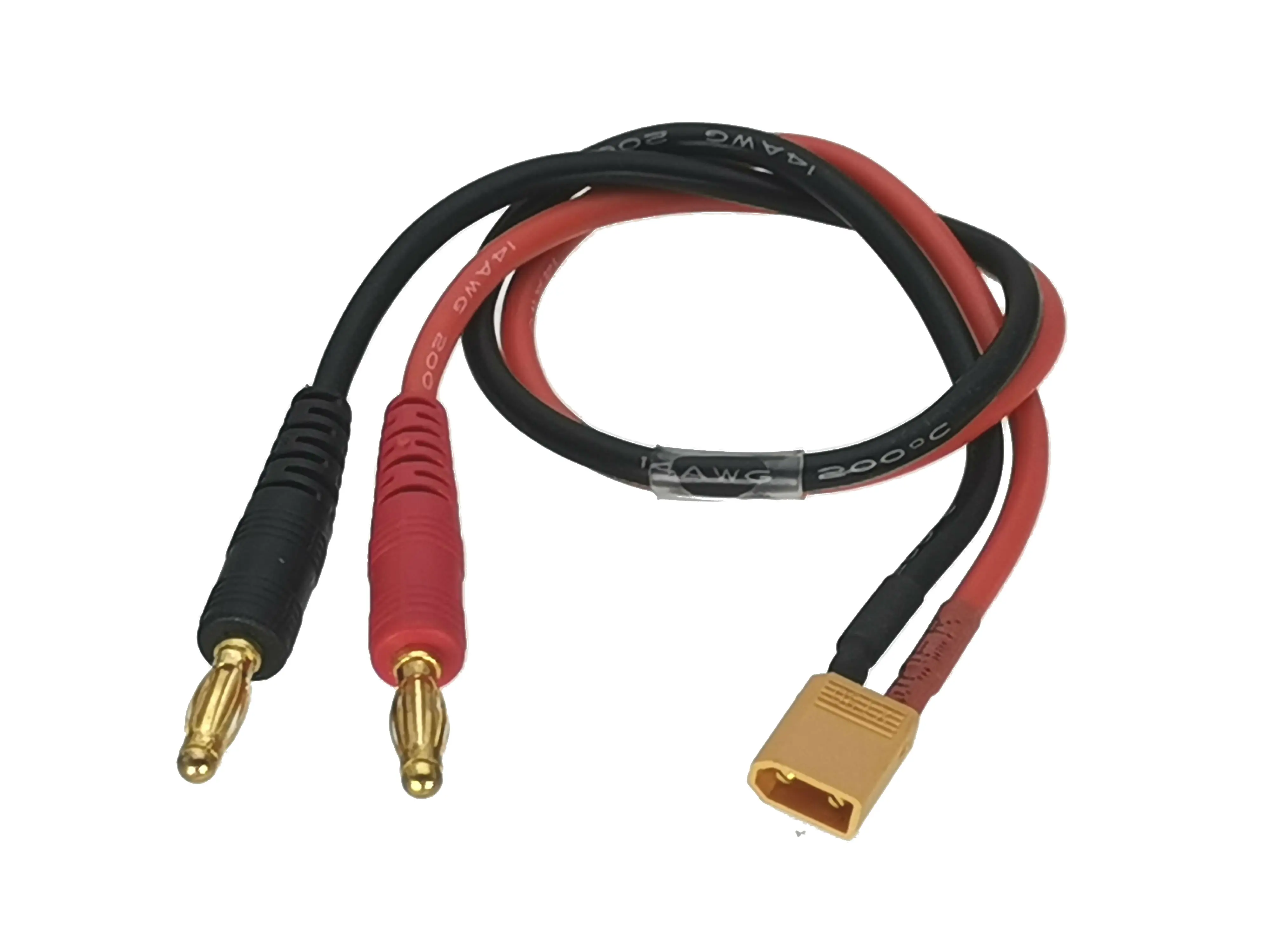 RC Model Plane/Aircraft etc - Charge Cable Lead w/ Male XT30 4mm Banana plug