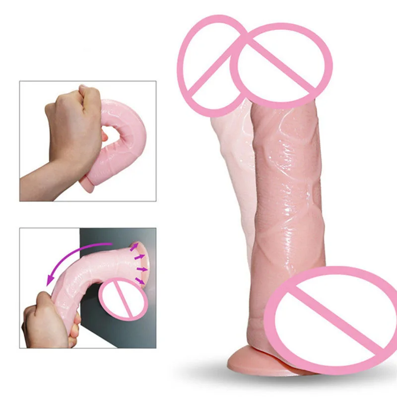 3 Sizes Realistic Dildo Penis for Women With Suction Cup Medical Silicone Big Dildos Adult Products For Couple Sex Toys