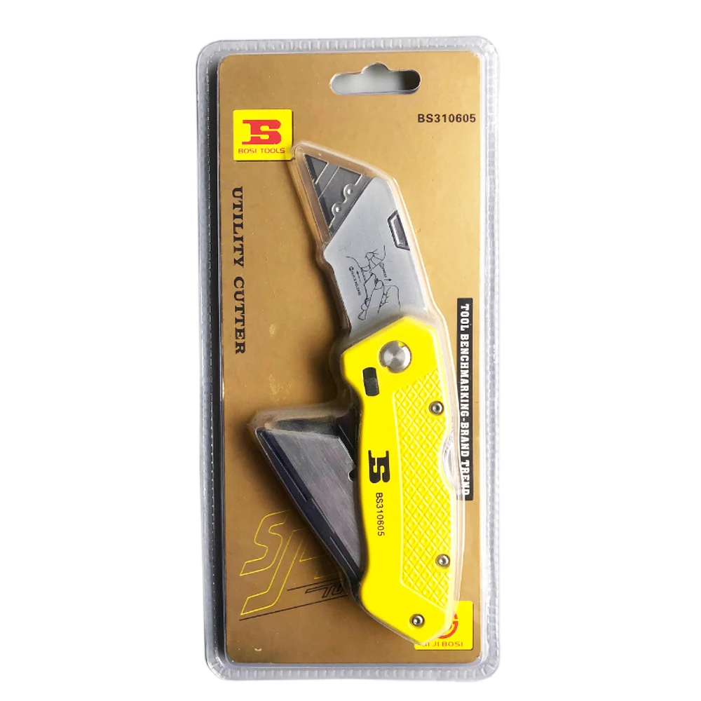 BOSI Foldable Utility Pocket Cutter Knife