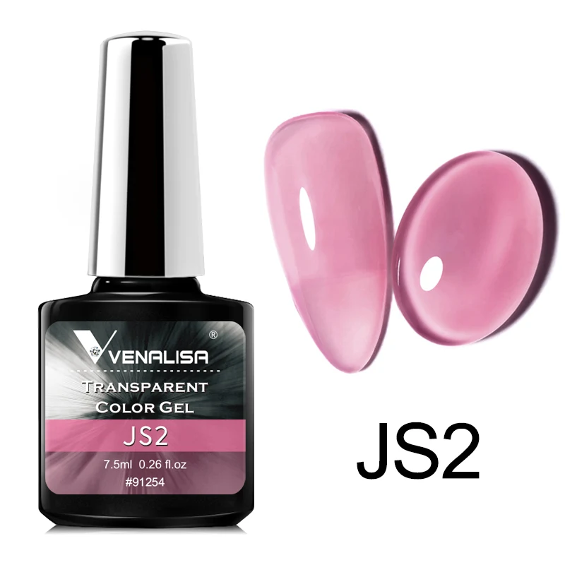 Venalisa Transparante Kleur Gel Polish Vernis Hybride Nagels Voor Manicure Nail Art 7.5ML Ice Spar Kat Ogen losweken UV Gel Lak