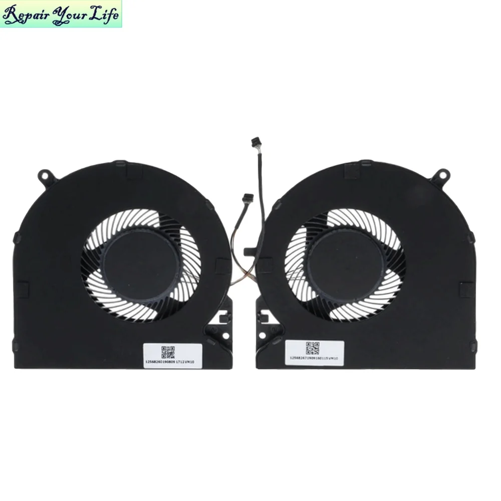 Computer CPU GPU Cooling Fan for Razer Blade 15 RZ09-0301 02385 RZ09-0288 RZ09-0313 0330 0367 03018E02 PC Fans Cooler Radiator