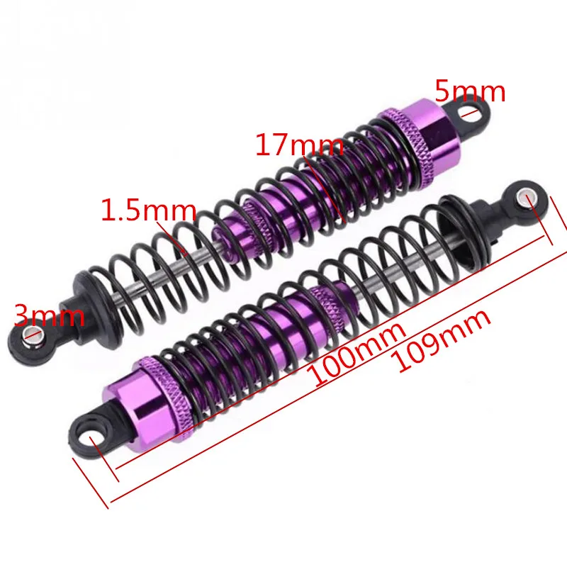 2Pcs RC HSP 108004 (08041) 188004 Alum.Shock Absorber Upgrade Parts For 1/10 Scale Models Off Road Monster Truck Baja RC Car 4WD