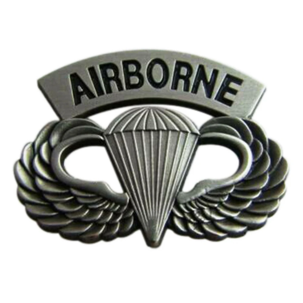 US ARMY AIRBORNE PARATROOPER PARACHUTIST WINGS BROOCH PIN BADGE