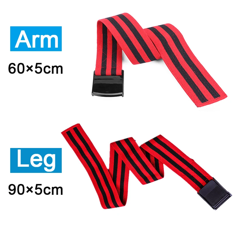 60cm/90cm Fitness Blood Flow Restriction Bands For Unisex Arm Leg Muscle Workout BFR Training Band Glutes Hip Bodybuilding Strap