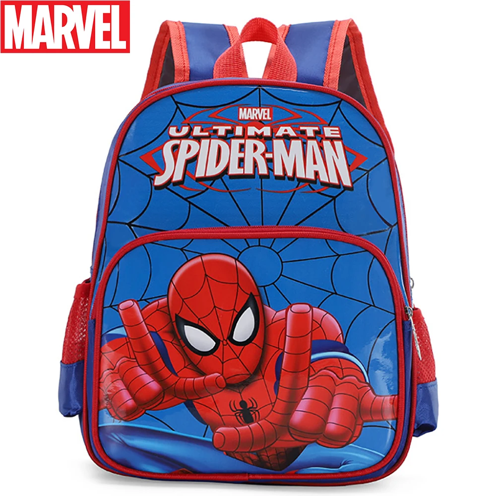 Marvel Superhero Spiderman Printing Backpack Bags For Boys Fashion Cartoon Waterproof Handbags Student Large Capacity Schoolbags