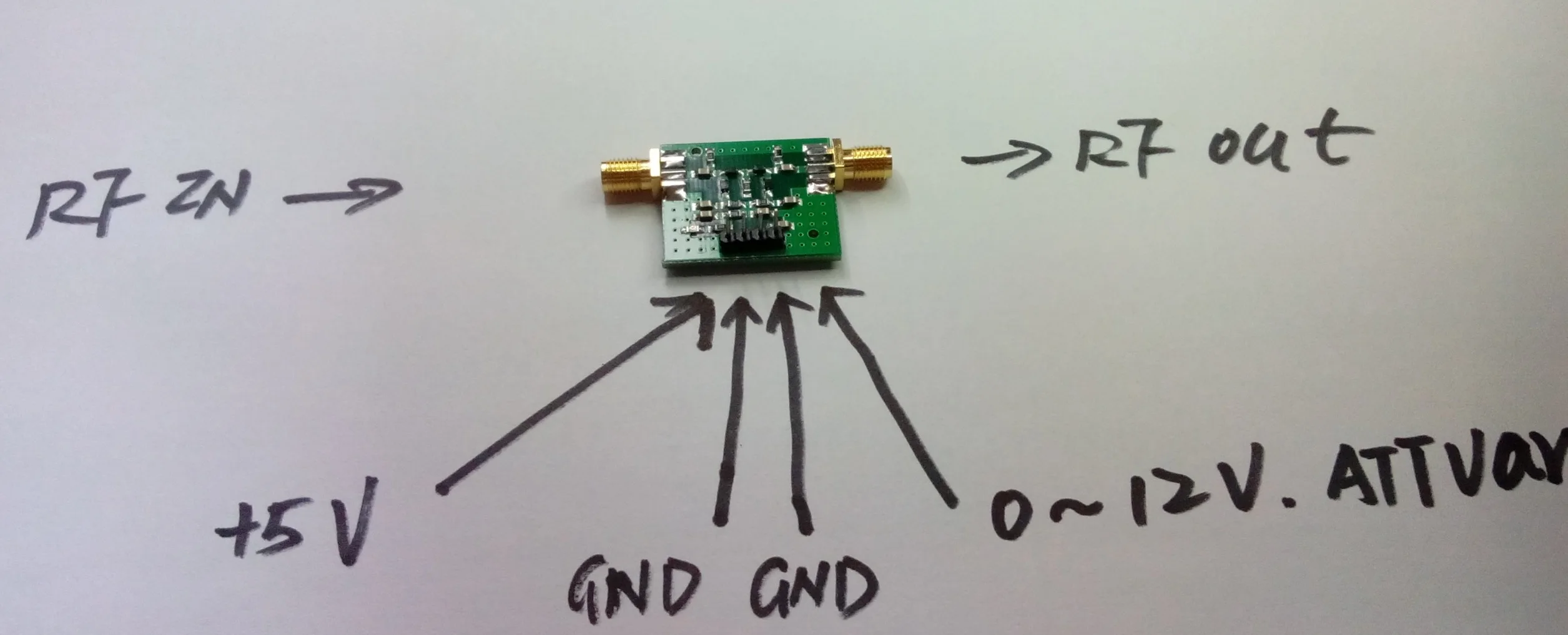 Radio Frequency Attenuator ALC AGC Automatic Gain Control 1mhz-2000mhz