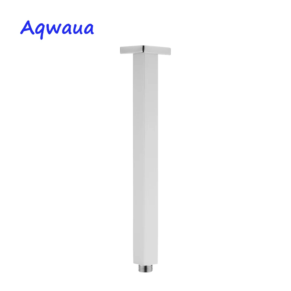 Aqwaua Bathroom Shower Arm Ceiling Mounted Shower Head Connector Bathroom Concealed Install WaterMark Certified Accessories Bag