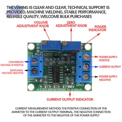 4-20mA To 0-3.3V 5V 10V Voltage to Current Signal Converter Module Adjustable Voltage Transmitter Module 4-20ma to 0-5V 0-10V