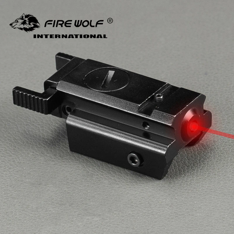 Tactische 532Nm Red Dot Laser Zicht Met Picatinny Weaver Rail 22Mm Beugel Voor Glock 17 19 20 21 22 23 30 31 32 Sd Laser