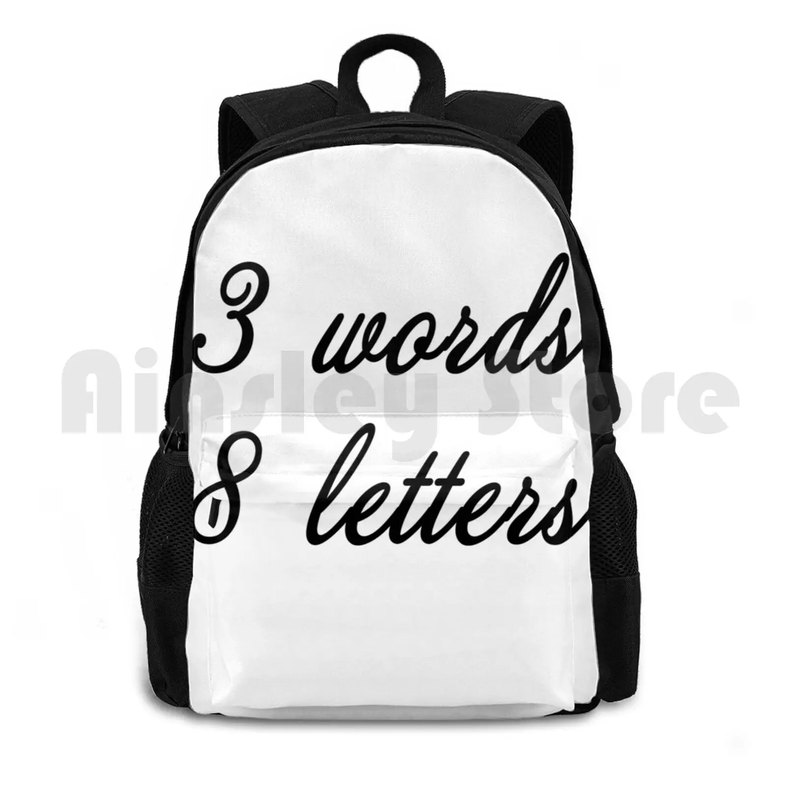 I Love You Outdoor Hiking Backpack Waterproof Camping Travel 3 Words 8 Letters Three Eight Gossip Girls Gosip Girl Xoxo Cute