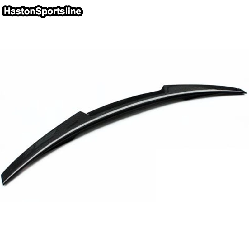 A3 8V M4 Style Real Carbon Fiber Rear Trunk Lip Spoiler Wing For Audi A3 S3 8V Sline Sedan 2021UP Car Accessories