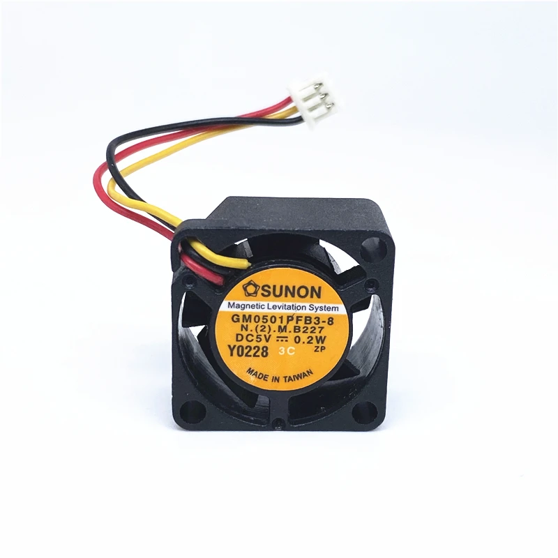 SUNON 2010 20MM 2cm 5V 0,2W 20x20x10MM Lüfter 15000RPM Mini Laptop Lüfter Kugel GM0501PFB3-8 3pin – Detail 2