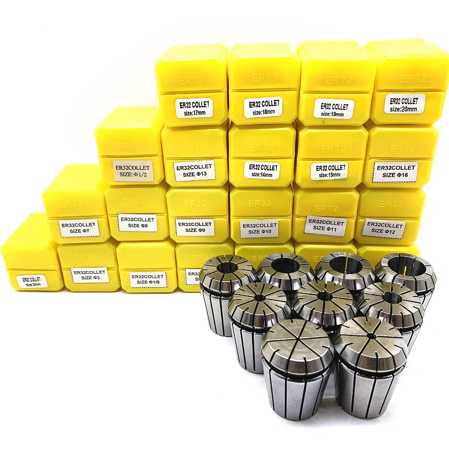 

19PCS/LOT ER32 SPRING COLLETS SET 2-20mm ER32 Collet