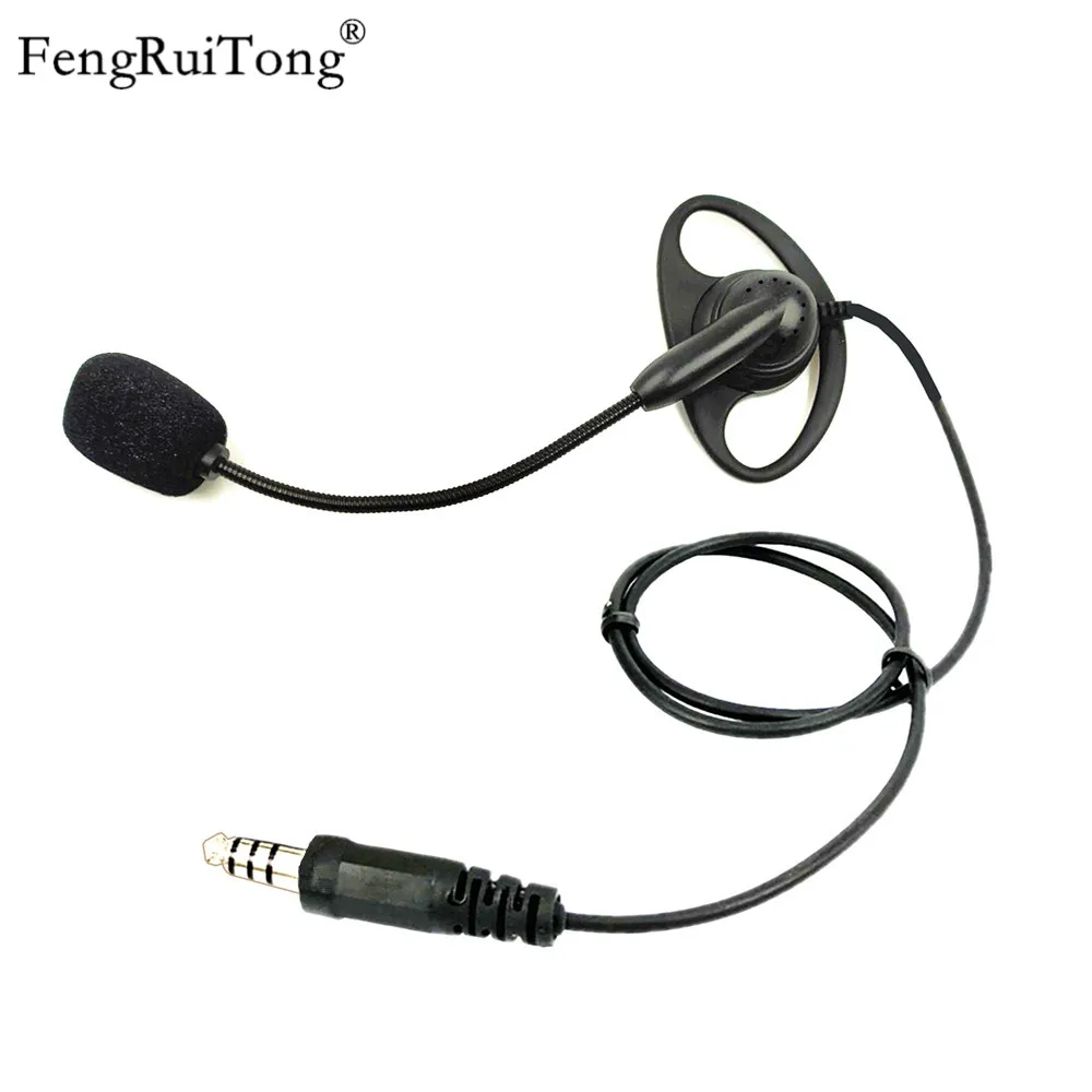 D type tactical headset, adjustable microphone stick NATO Plug for Z-tactical U94 PTT for BAOFENG MOTOROLA YAESU Kenwood