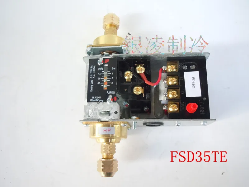 Differential Pressure Controller Refrigeration Air Conditioning Cold Storage Chiller Delay Oil Level Switch FSD35THE