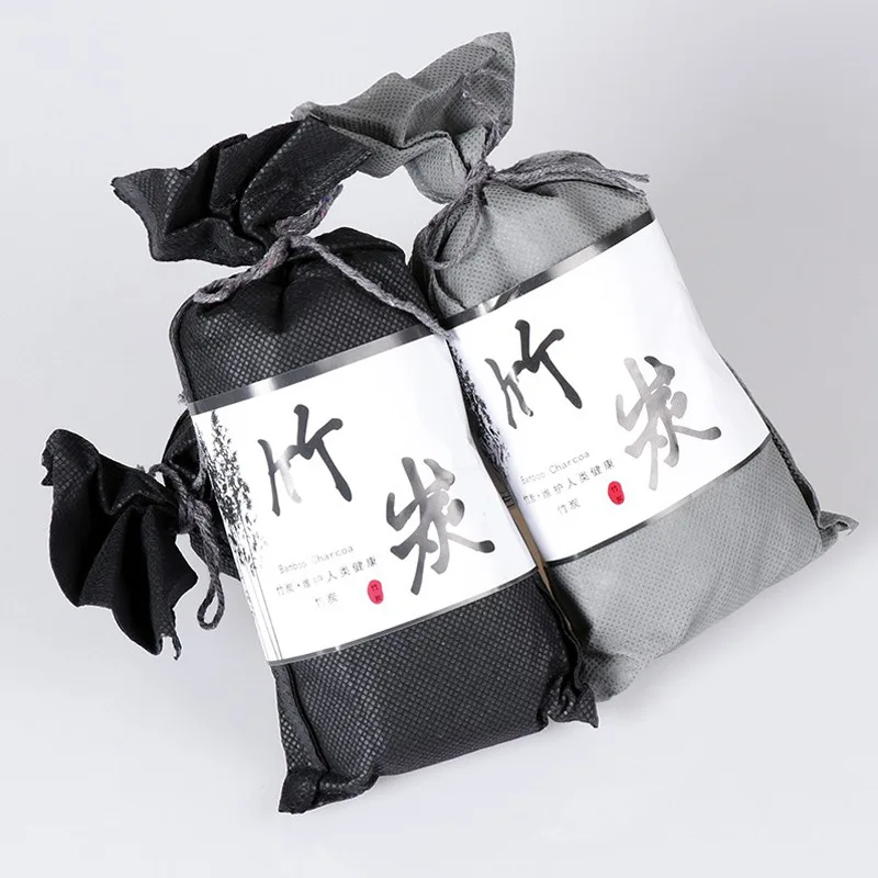 Bamboo Charcoal Air Purifying Bags for Refrigerators Wardrobes Shoe Cabinets Car Air Freshener Purifier Activated Carbon Bag