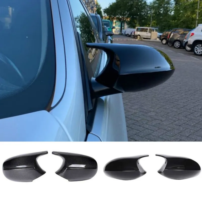 

2xMirror Cover E90 Car Side Door Rearview Side Mirror Cover Cap For BMW E90 E91 2005-2007 E92 E93 2006-2009 M3 Style E80 E81 E87