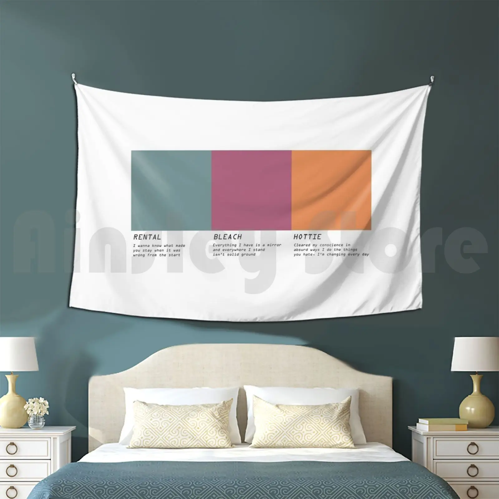 Brockhampton Pantone 2 Tapestry Living Room Bedroom Sugar Brockhampton Lyrics Ginger Boy Bye Pantone Kyrstin Kuehl