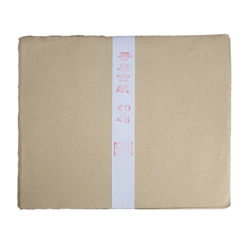 Calligraphy Paper Handmade Chinese Half-Ripe Xuan Paper Rice Paper Vintage Craft Carta Di Riso Jin Tang Retro Painting Paper