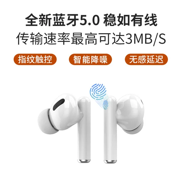 J80 bluetooth headset binaural wireless true stereo headset 5.0 black technology factory direct sales