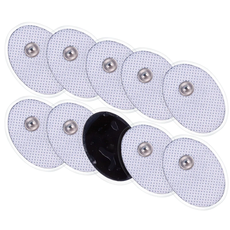 

TENS Electrodes, Premium Quality Small Replacement Pads for Pulse Ems Units, 10 Pairs of Snap TENS Unit Electrodes