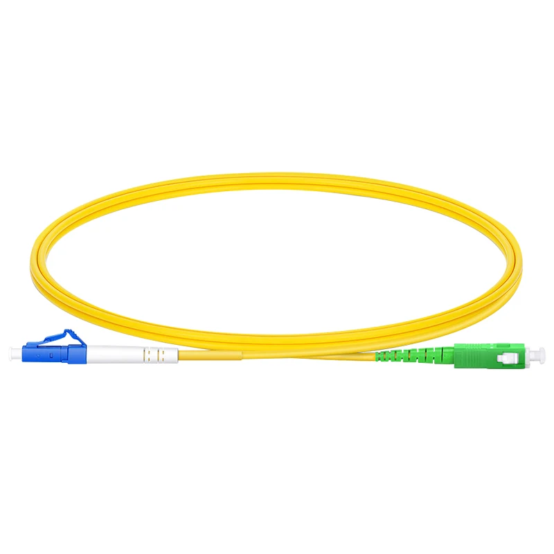 SC APC to LC UPC Singlemode Fiber Optic Patch Cable  2.0mm 9/125um FTTH Fiber Patch Cord Optical Fiber Jumper Good Compatibility