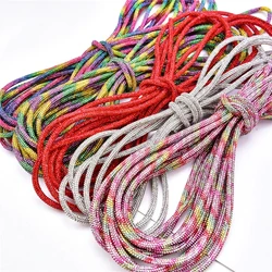 6Mm Full Rhinestone Round Tube Rope Colorful Glass Crystal Trims Diy Bow Knot Clothing Accessories Drawstring Bridal Dress Lace