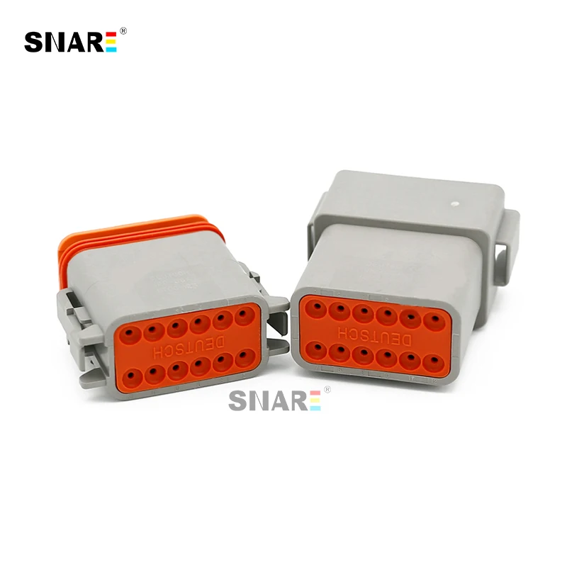 5PCS/LOT DT06-12S DT04-12P 12pin DEUTSCH Connector Male Waterproof Connector Sheath Docking Terminal（Please consult for purchas）