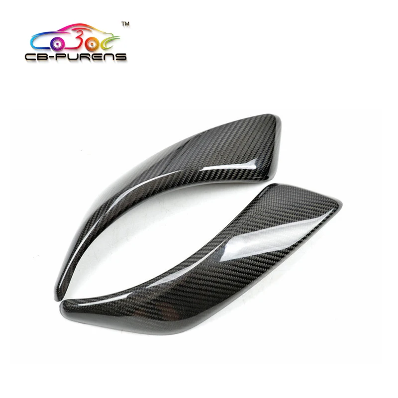 For BMW F21 F22 218i 220i 228i M235i 2D Gloss Black Real Carbon Fiber Interior Door Handle Cover 12 13 14 15 16 LHD&RHD