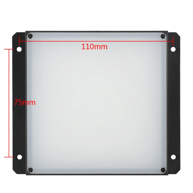 Industrial Video Microscope Camera Adjustable Machine Vision Light Source 100mm Square Surface LED Illumination Source Backlight